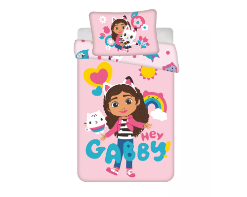 Gabby's Dollhouse voodipesukomplekt, 100×135 cm, 40×60 cm