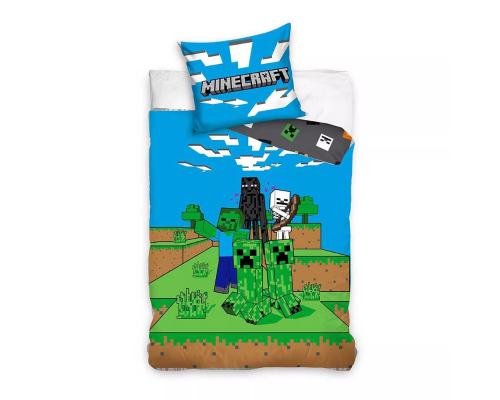 Minecraft voodipesukomplekt, 140x200 + 70x90, 2-osaline