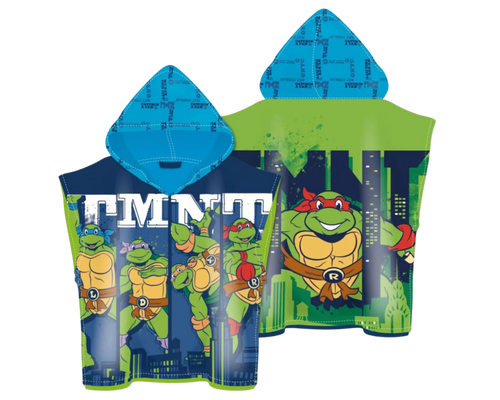 Poncho rätik Ninja Turtles NYC, 50x115 cm