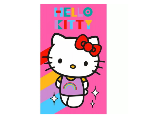Rätik Disney Hello Kitty Rainbow, 30x50 cm